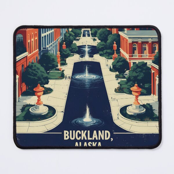 Item preview, Buckland Alaska 1950s USA Vintage Travel Tourism designed and sold by TravelersGems.