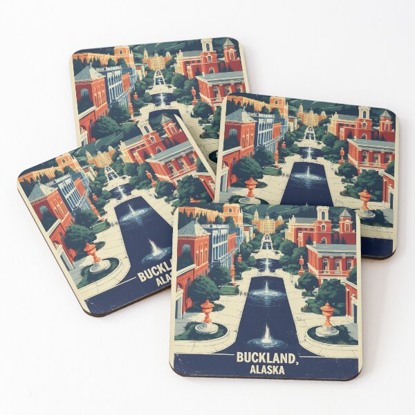 Item preview, Buckland Alaska 1950s USA Vintage Travel Tourism designed and sold by TravelersGems.