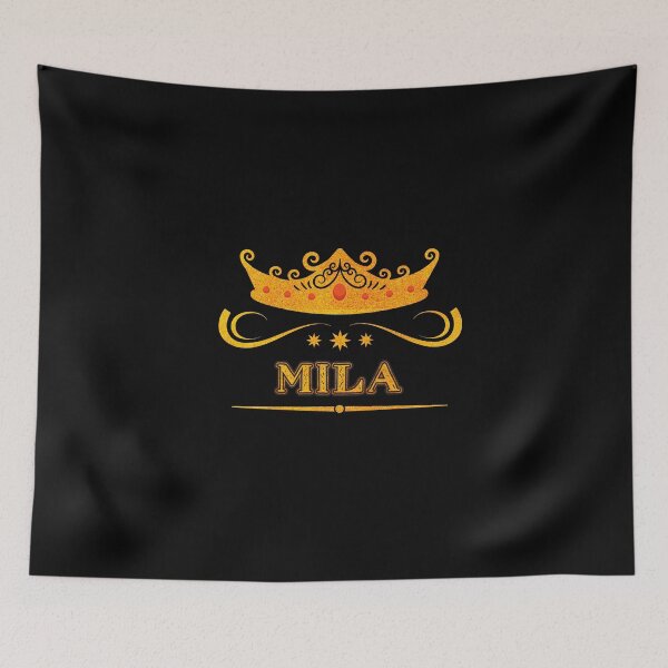 Item preview, Mila Personalized Name With Crown - Cool & Custom Gift for Girls, Teens designed and sold by Oussinc.