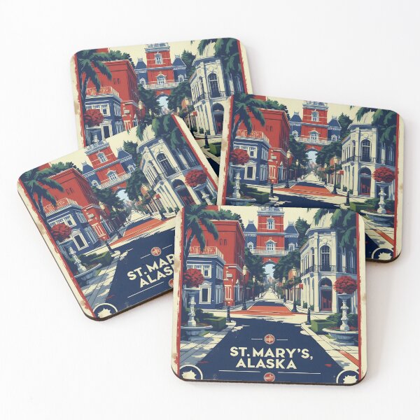 Item preview, St. Mary's Alaska 1950s USA Vintage Travel Tourism designed and sold by TravelersGems.