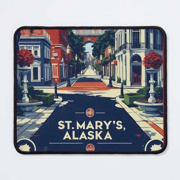 Item preview, St. Mary's Alaska 1950s USA Vintage Travel Tourism designed and sold by TravelersGems.