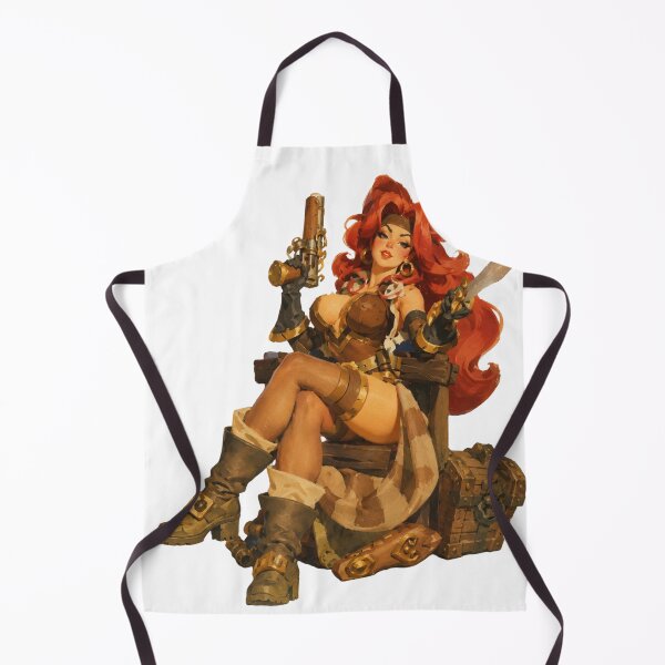 Item preview, Steampunk Pirate Pin-Up | Original Vintage Treasure Hunter Illustration designed and sold by Cosplayvintage.