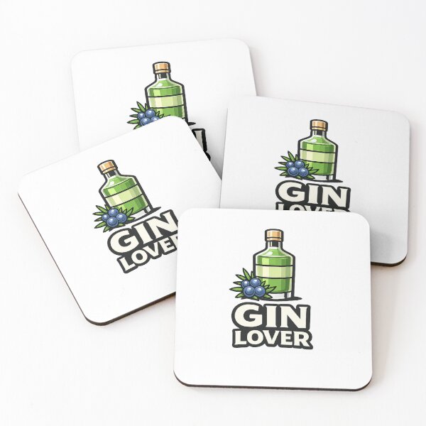 Item preview, Gin Lover – Botanical Gin Bottle Cocktail Enthusiast Design designed and sold by EastEndTownie.