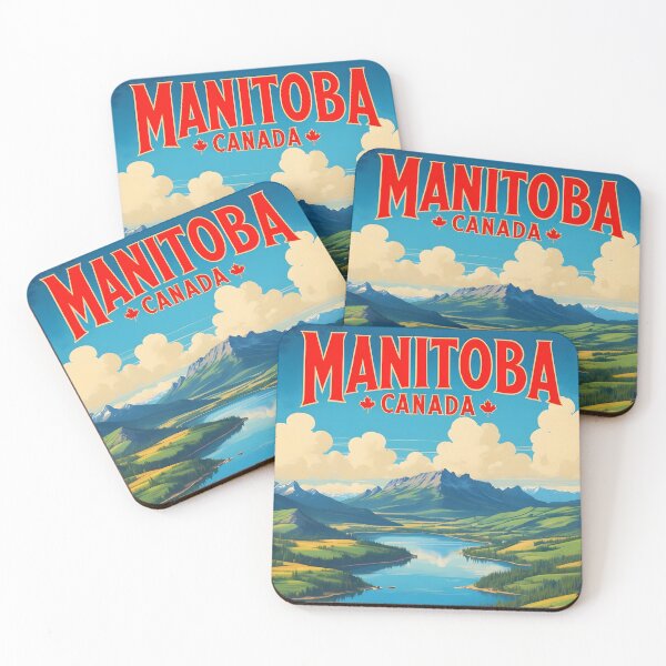 Item preview, Manitoba Canada Vintage Travel Tourism designed and sold by TravelersGems.
