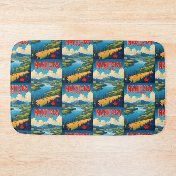 Item preview, Manitoba Canada Vintage Travel Tourism designed and sold by TravelersGems.