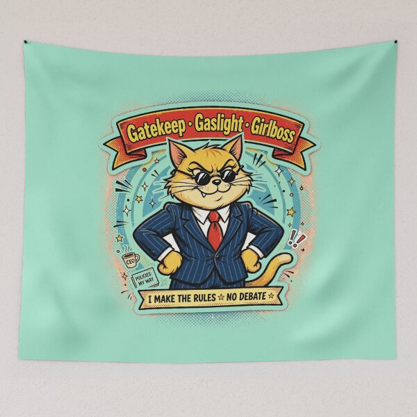 Item preview, Gatekeep Gaslight Girlboss designed and sold by HAYA6395.