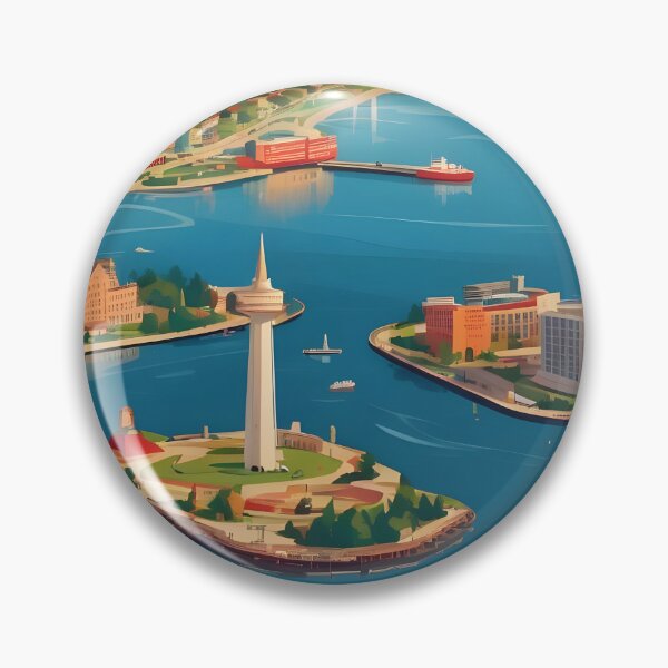 Item preview, Moncton New Brunswick Canada Vintage Travel Tourism designed and sold by TravelersGems.