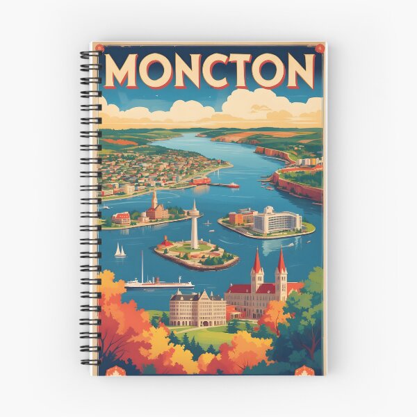Artikelvorschau, Moncton, New Brunswick, Kanada – Vintage-Reisen und Tourismus entworfen und verkauft von TravelersGems.