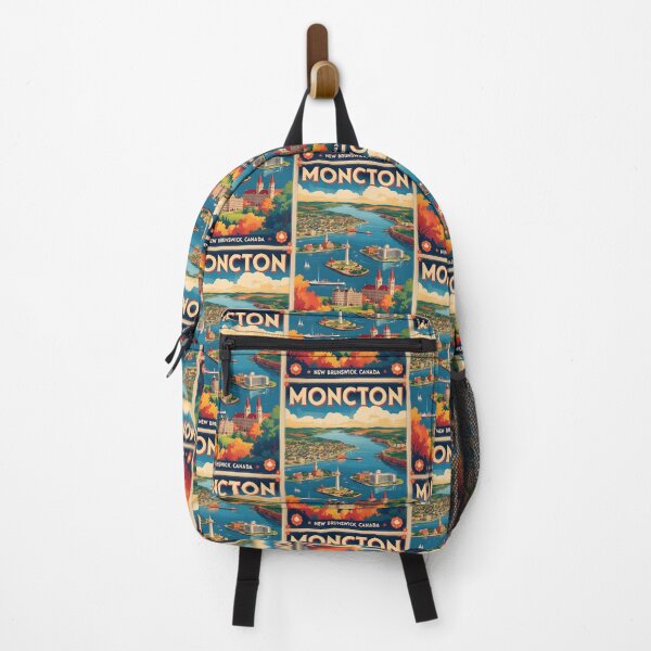 Item preview, Moncton New Brunswick Canada Vintage Travel Tourism designed and sold by TravelersGems.