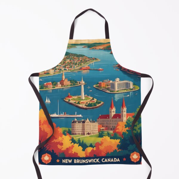 Item preview, Moncton New Brunswick Canada Vintage Travel Tourism designed and sold by TravelersGems.