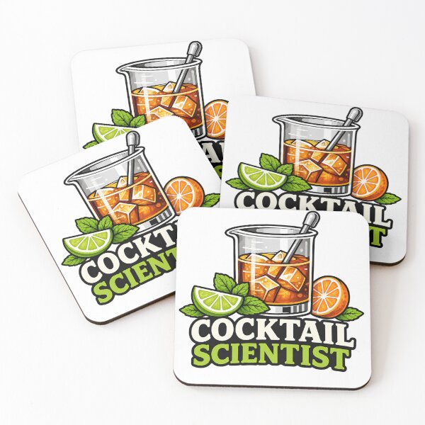 Item preview, Cocktail Scientist – Mixology & Home Bartender Drink Design designed and sold by EastEndTownie.