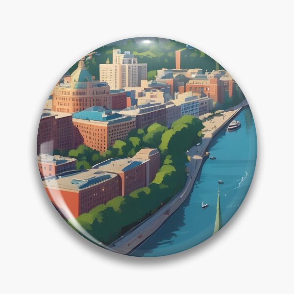Item preview, Montreal Canada Vintage Travel Tourism designed and sold by TravelersGems.
