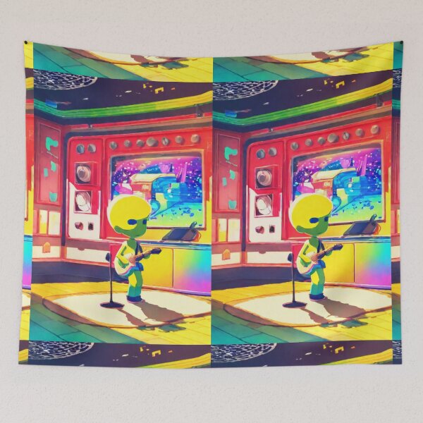 Item preview, Illustration - AI-Generated Digital Art, Psychedelic Retrofuturistic Style designed and sold by Zone--Gaming.