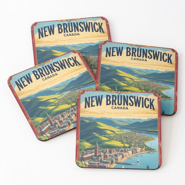 Item preview, New Brunswick Canada Vintage Travel Tourism designed and sold by TravelersGems.