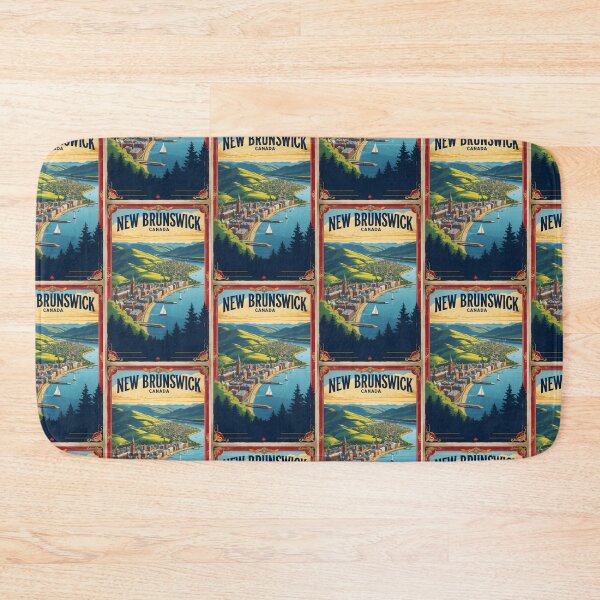 Item preview, New Brunswick Canada Vintage Travel Tourism designed and sold by TravelersGems.