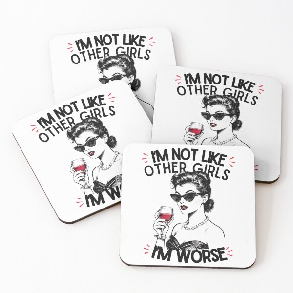 Item preview, I'm Not Like Other Girls, I'm Worse | Funny Sarcastic T-Shirt designed and sold by BrokenLabel.