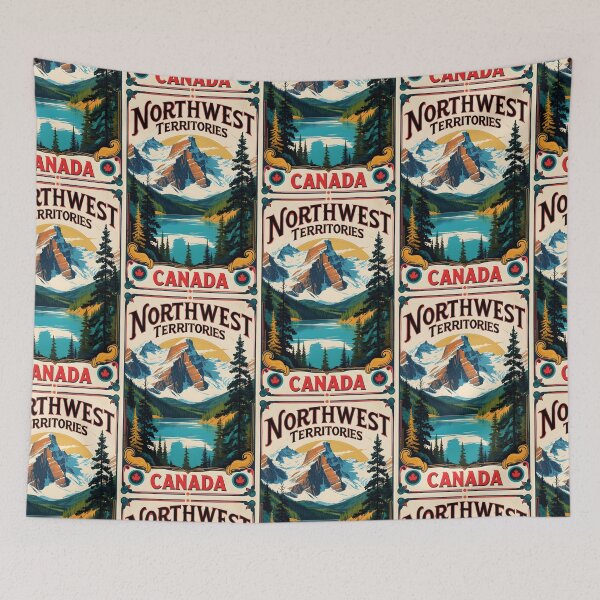 Item preview, Northwest Territories Canada Vintage Travel Tourism designed and sold by TravelersGems.