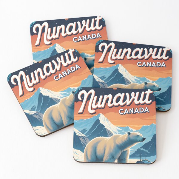 Item preview, Nunavut Canada Vintage Travel Tourism designed and sold by TravelersGems.