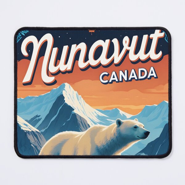 Item preview, Nunavut Canada Vintage Travel Tourism designed and sold by TravelersGems.