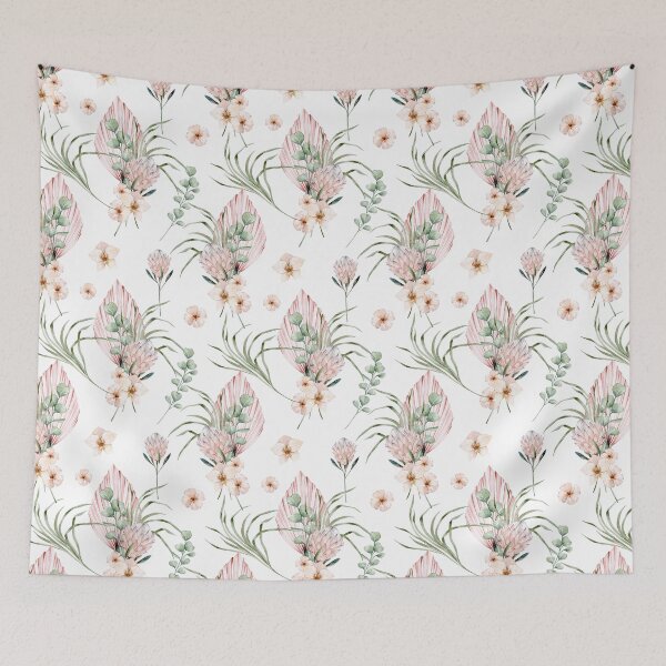 Item preview, Red Pink Flower Bouquet Pattern designed and sold by TeeGeeTees.