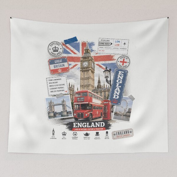 Item preview, England Passport Memories designed and sold by AtuqStudio.
