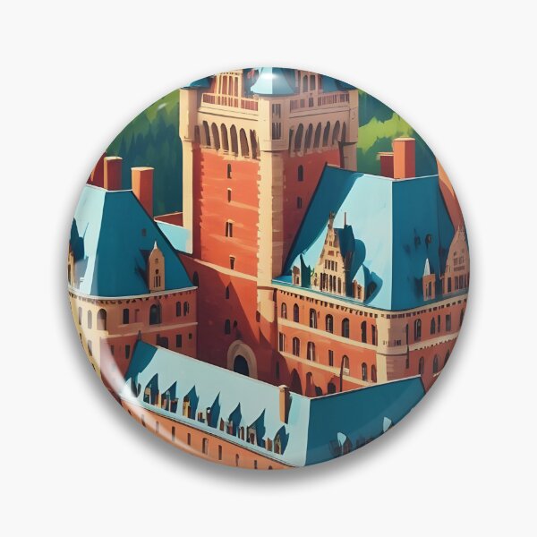 Item preview, Quebec City Canada Vintage Travel Tourism designed and sold by TravelersGems.