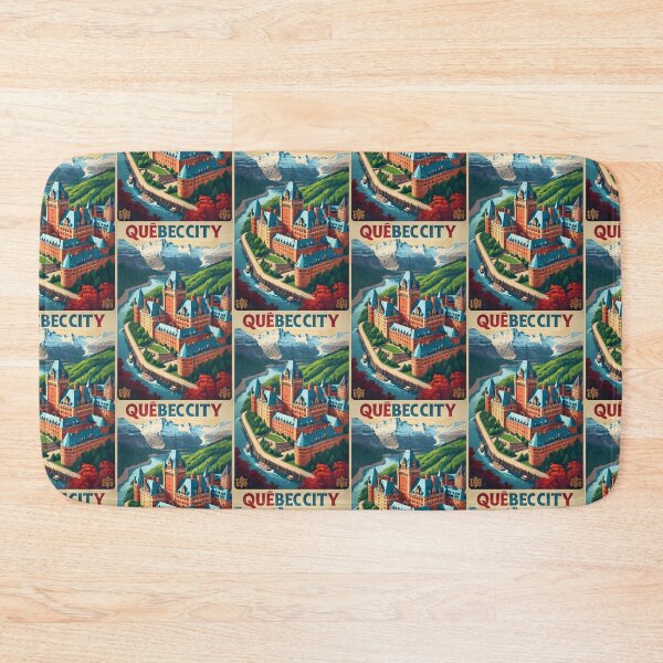 Item preview, Quebec City Canada Vintage Travel Tourism designed and sold by TravelersGems.