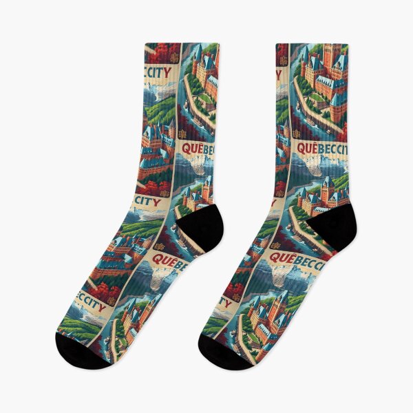 Item preview, Quebec City Canada Vintage Travel Tourism designed and sold by TravelersGems.