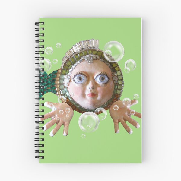 Item preview, Little Miss Bubbles Lime Green designed and sold by artistdiat.