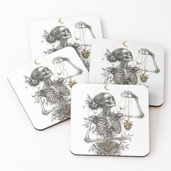 Item preview, The Heart Puppeteer Dark Surreal Skeleton designed and sold by ATMAS SHOP.