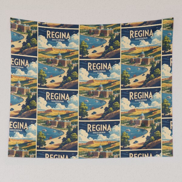 Item preview, Regina Canada Vintage Travel Tourism designed and sold by TravelersGems.