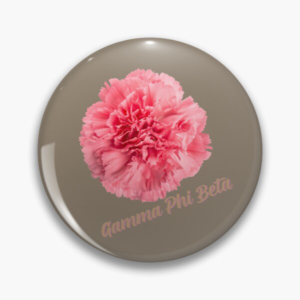 Item preview, Gamma Phi Beta Sorority Pink Carnation Flower designed and sold by JaymeOctober.