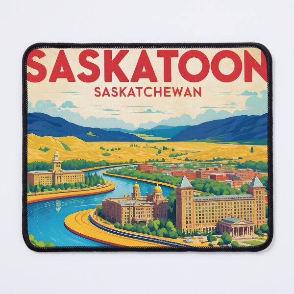 Item preview, Saskatoon Canada Vintage Travel Tourism designed and sold by TravelersGems.