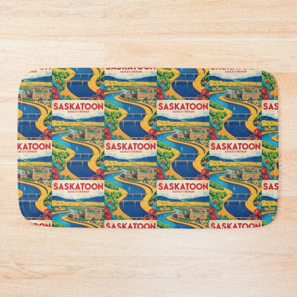 Item preview, Saskatoon Canada Vintage Travel Tourism designed and sold by TravelersGems.