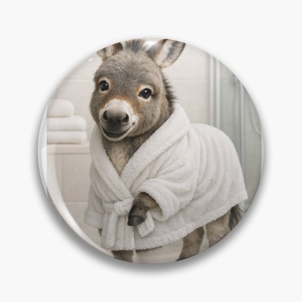 Item preview, Relaxing Bathrobe Mini Donkey designed and sold by Sillytoe.