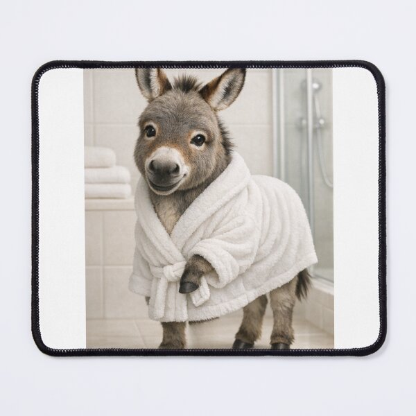 Item preview, Relaxing Bathrobe Mini Donkey designed and sold by Sillytoe.