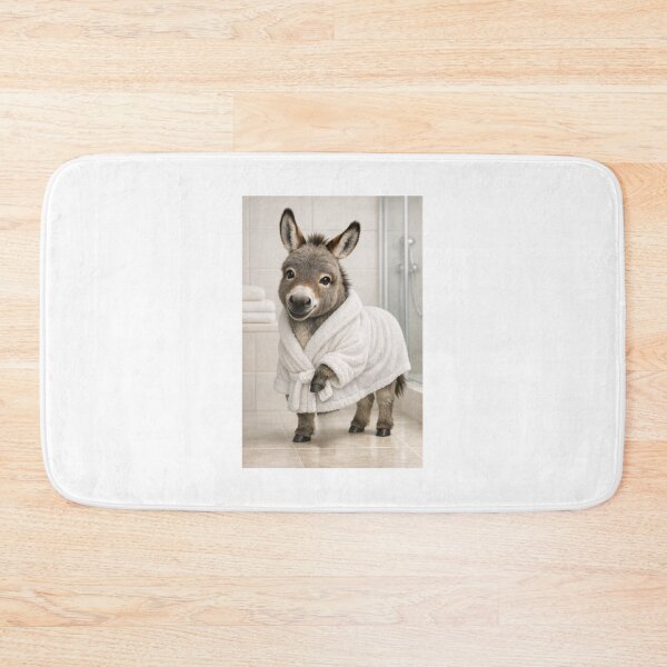 Item preview, Relaxing Bathrobe Mini Donkey designed and sold by Sillytoe.