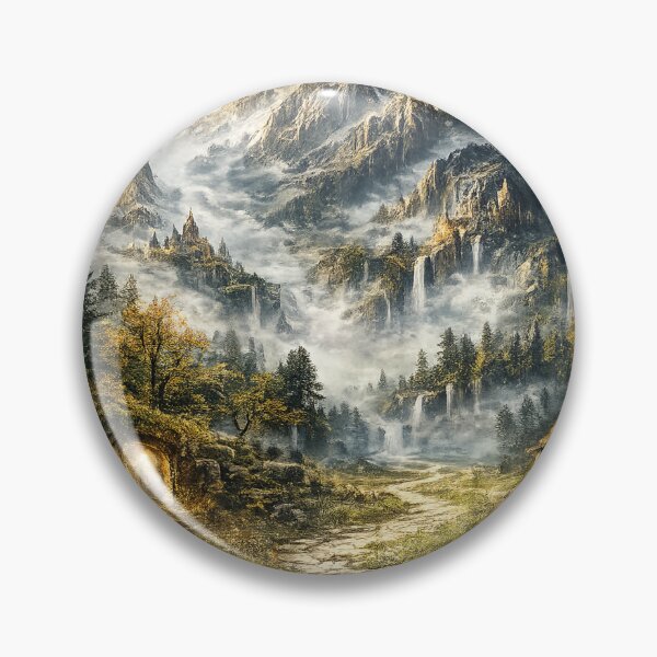 Item preview, Fantasy Landscape Emerging From Magic Book designed and sold by ATMAS SHOP.