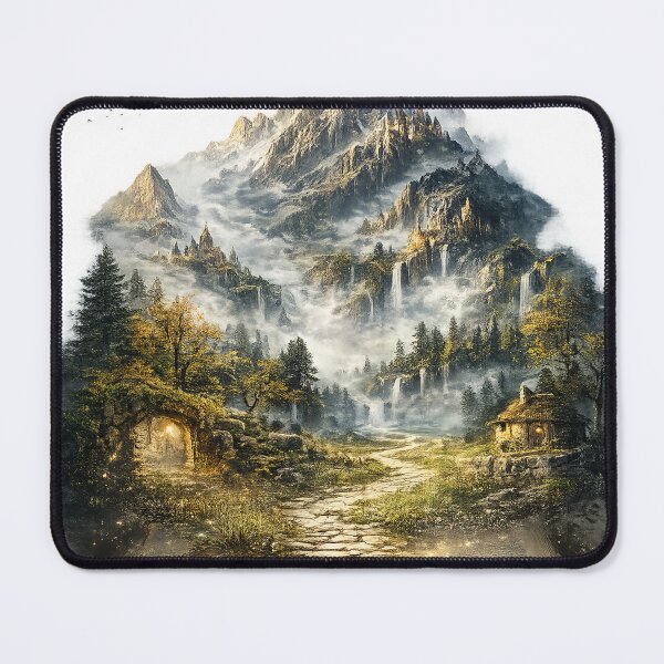 Item preview, Fantasy Landscape Emerging From Magic Book designed and sold by ATMAS SHOP.
