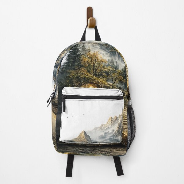 Item preview, Fantasy Landscape Emerging From Magic Book designed and sold by ATMAS SHOP.