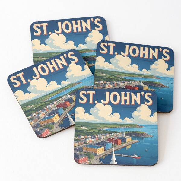 Item preview, St. John's Newfoundland and Labrador Canada Vintage Travel Tourism designed and sold by TravelersGems.