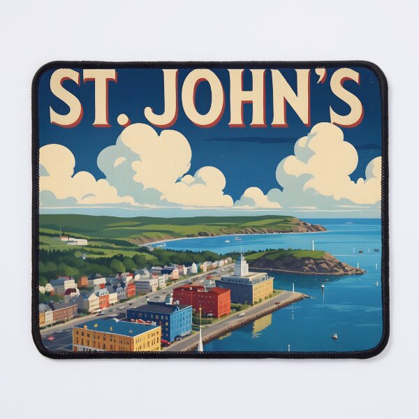 Item preview, St. John's Newfoundland and Labrador Canada Vintage Travel Tourism designed and sold by TravelersGems.