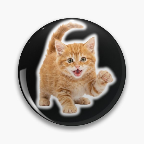 Item preview, High-Five Orange Kitten designed and sold by CatstheticShop1.