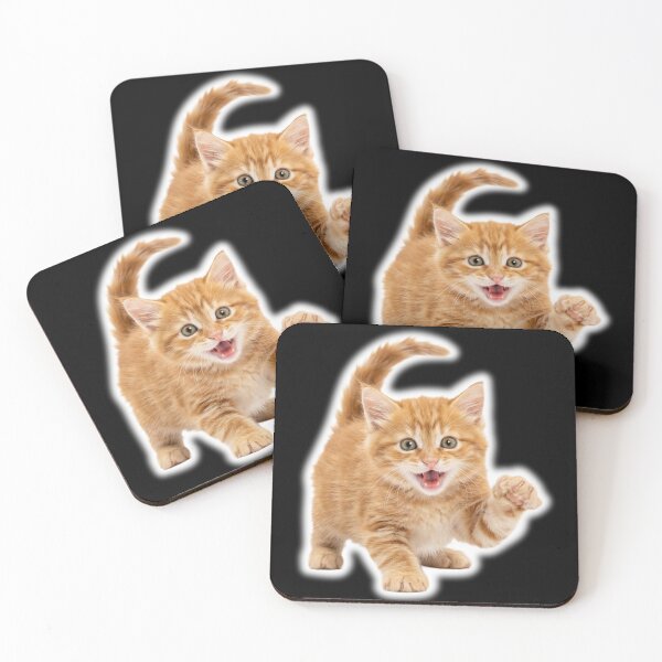 Item preview, High-Five Orange Kitten designed and sold by CatstheticShop1.