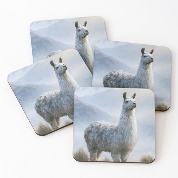 Item preview, Llama on Andean Plateau, Wildlife designed and sold by GuildedWordGraphics.