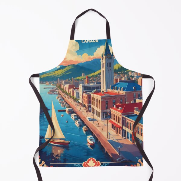 Item preview, Victoria British Columbia Canada Vintage Travel Tourism designed and sold by TravelersGems.