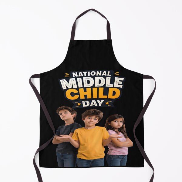Item preview, National Middle Child Day Funny Middle Child Quote | Sibling Humor Celebration designed and sold by MAJCO-ART.