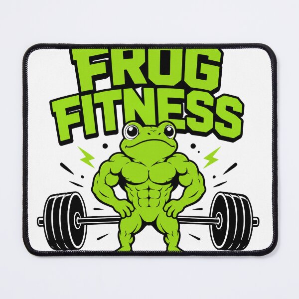 Item preview, Funny Frog Fitness Muscular Gym Frog Weightlifting Graphic designed and sold by Digistore1221.