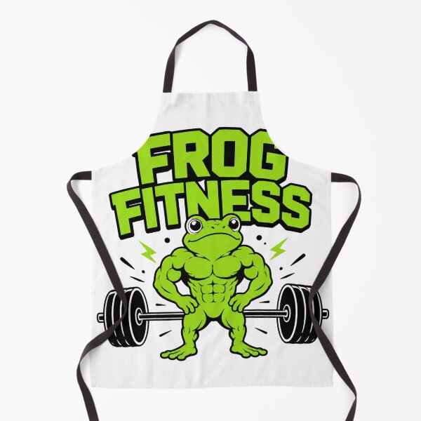 Item preview, Funny Frog Fitness Muscular Gym Frog Weightlifting Graphic designed and sold by Digistore1221.
