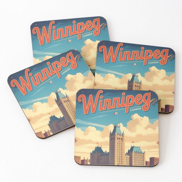 Item preview, Winnipeg Manitoba Canada Vintage Travel Tourism designed and sold by TravelersGems.